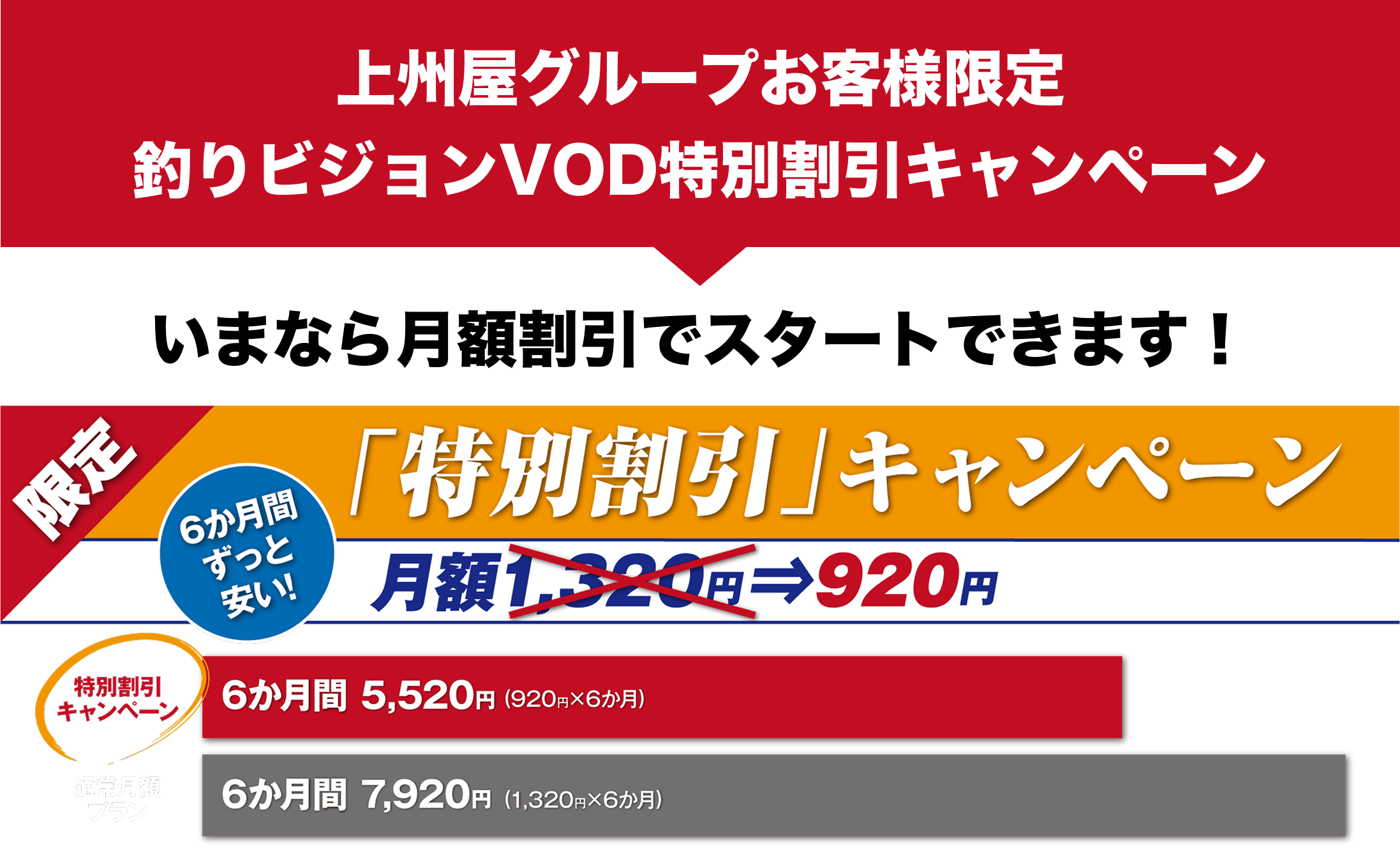 上州屋×釣りビジョン コラボプレゼントキャンペーン