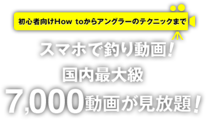 釣りビジョンvod 14日間無料お試しキャンペーン実施中