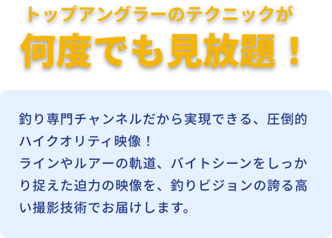 何度でも見放題！