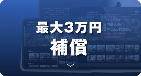 最大３万円補償