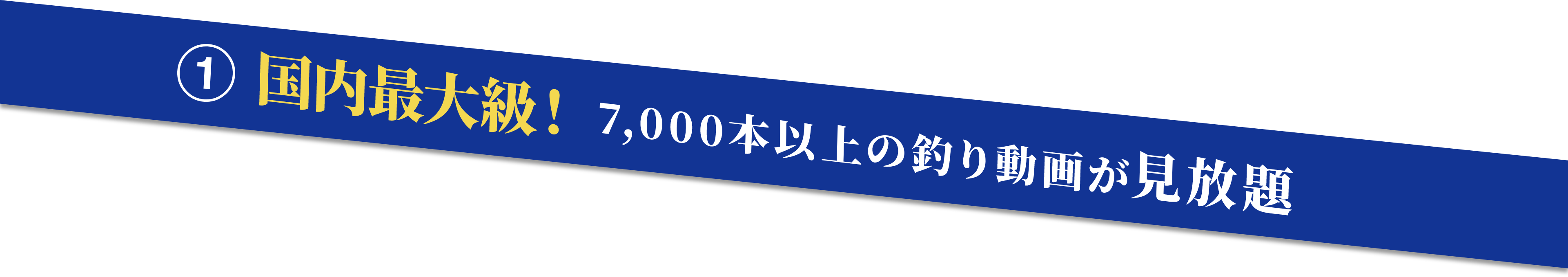 国内最大級！7,000本以上の動画が見放題